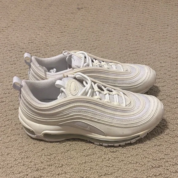 Nike Air Max 97 Cream Sneakers - Picture 3 of 4